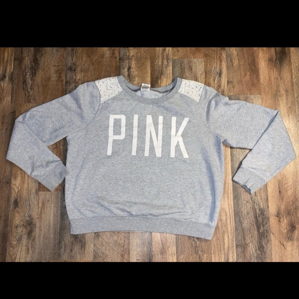 Victoria’s Secret pink sweatshirt